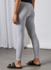 شلوار ساق بلند کمری (بسته 2 تایی) خاکستری/مشکی
