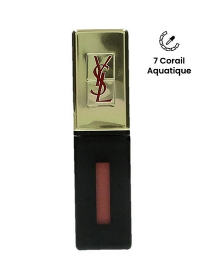Rouge Pur Couture Vernis A Levres Glossy Stain Lip Gloss 7 Aquatic Coral