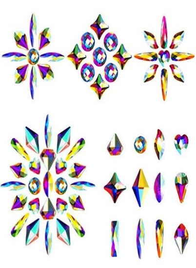 Shapes Nail Diamond Diamond Rhinestones Crystals Nail Gems مخلوط آب شیشه ای ناخن کریستال سنگ جواهرات برای لباس ناخن کفش کیف صنایع دستی آرایش (300 عدد)
