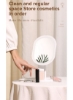 آینه آرایشی LED رومیزی قابل تنظیم پر نور آینه پانسمان قابل شارژ با 3 حالت روشنایی سفید