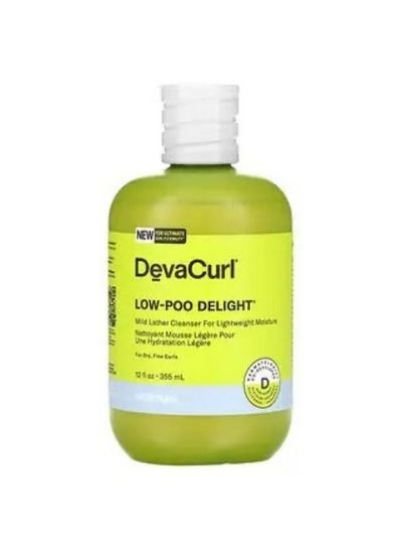 DevaCurl Low-Poo Delight Lather Cleanser برای رطوبت سبک 12 fl oz 355 ml