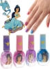 ست لاک ناخن Peeloff غیر سمی Disney Aladdin با سوهان ناخن و کیف براق برای رنگ های مات دخترانه سنین 3+ (4 بسته) 5 تعداد