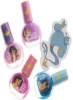 ست لاک ناخن Peeloff غیر سمی Disney Aladdin با سوهان ناخن و کیف براق برای رنگ های مات دخترانه سنین 3+ (4 بسته) 5 تعداد