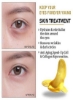 ورقه ماسک چشم کلاژن ژل پودر طلای 24 عیار، پاک کننده کیسه، دایره های تیره و پف، کاهش چین و چروک، مرطوب کننده، آبرسان، سفید کننده، برای جوش های سر سیاه (10 جفت)