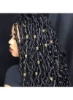 40 عدد طلایی Dreadlocks منجوق Rhinestone Hair حلقه های آلومینیومی Dreadlocks فلزی سر دستبند مهره لوازم جانبی آویز مو برای قیطان تزیین گیره مو