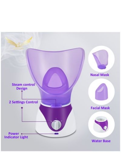 بخارشوی صورت مه و سونا استنشاقی حرفه ای اسپا، مرطوب کننده عمیق منافذ
