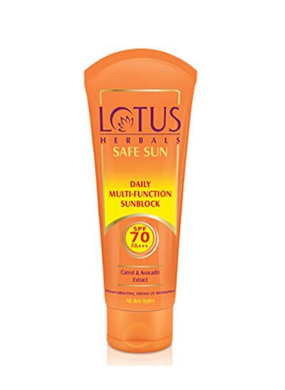 ضد آفتاب چند کاره هربالز Safe Sun Daily Spf-70 60 گرمی