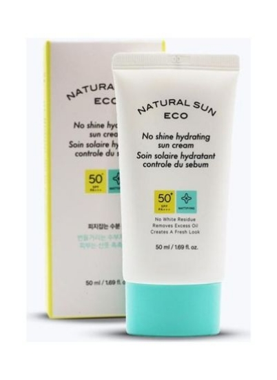 کرم ضد آفتاب مرطوب کننده طبیعی Sun Eco No Shine 50 میلی لیتری