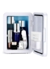 یخچال مینی آرایش با آینه LED قابل حمل لوازم آرایشی و بهداشتی ذخیره سازی سفید