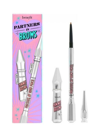 ست مداد و ژل ابرو Partners In Brows 4 قهوه ای عمیق