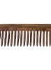 شانه موی دست ساز با دندان پهن شیشام چوب طبیعی