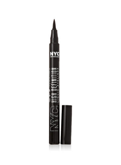NYC New York Color High Definition Liner Liquid, Extra Black, 0.56 Fluid Ounce