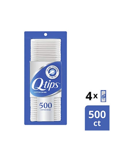 Q-Tips سواب پنبه ای، بسته 4 عددی