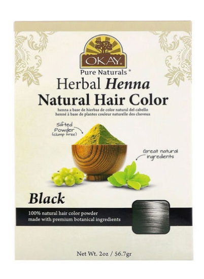 رنگ موی طبیعی حنای گیاهی مشکی 2 انس