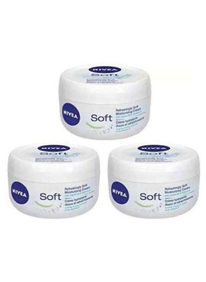 بسته 3 عددی Solf Face Cream White 200ml