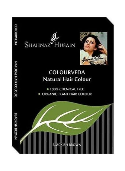 رنگ موی طبیعی 3 تکه Colourveda قهوه ای مایل به مشکی 3x (100) گرم