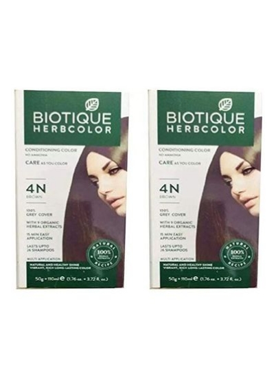 Herbcolor No Ammonia Hair Color 4N قهوه ای 160ml