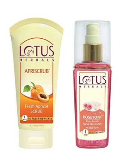 تونر پوست صورت Apriscrub Fresh Apricot Scrub and Roseton Rose Petals Skin Skin 100ml