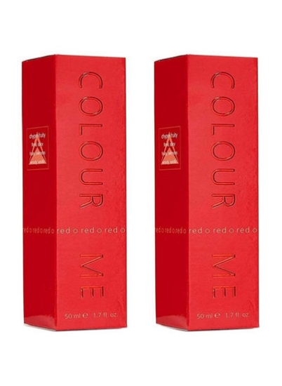 2-Pece Color Me Red EDT 50ml