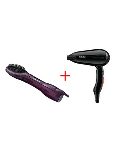 Air Styler AS115PSDE &amp; Expert Travel Hair Dryer Portable 2000W - 5344SDE Black