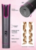بی سیم بی سیم خودکار بی سیم پیچ کننده مو فر کن موی قابل حمل آهنی با نمایشگر دما و تایمر USB TYPE-C