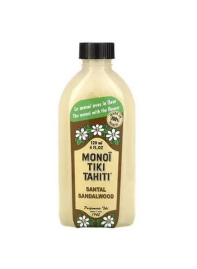 روغن نارگیل تاهیتی Monoi Tiare Tahiti چوب صندل 4 fl oz 120 ml