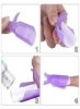 10 قطعه پلاستیکی اکریلیک ناخن هنر Soak Off Cap Clip Uv Gel لاک پاک کن ابزار بسته بندی (مشکی)