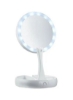 آینه آرایشی با بزرگنمایی تاشو با نور سفید LED