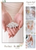 اکسسوری موی عروس کریستالی شانه موی عروس برای عروس و ساقدوش ها (نقره ای)