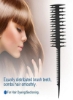 شانه هایلایتینگ، شانه دو طرفه مو رنگ شده برای حمام سالن آرایش مو