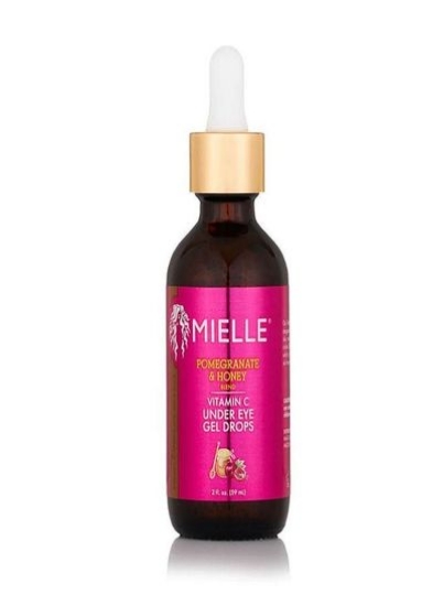 قطره ژل زیر چشم انار عسل ارگانیک Mielle Organics ترکیب ویتامین C است