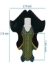100Pcs/Pack استیکرهای فرم ناخن راهنمای نکات افزودنی Extension French Diy Tool Fish Acrylic Uv Nail Art Tools Builder Sticker Sculpting (سبز)
