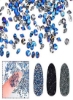 11520 قطعه مینی کریستال بدلیجات هنری ناخن Micro Pixie 1.2 میلی متری سنگ های قیمتی کریستال سنگ های شنی شیشه ای بدلیجات شن و ماسه ای برای آرت ناخن برای دکوراسیون سالن زیبایی خانه فایورز