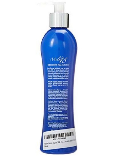 Milk 18 Leave In Conditioner Hair Retangler Cream Treatment 8.11 Oz Antifrizz Bottle Deep Conditioner Repair Hair Protectant for موهای خشک و آسیب دیده ترک در حالت دهنده برای موهای مجعد موهای طبیعی