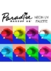 Makeup Paradise Aq Face &amp; Body Paint 8 Color Palette (Neon Uv Glow) Face Body Black Light پالت آرایش جلوه های ویژه Uv Glow Rave لوازم جانبی مهمانی هالووین و کازپلی