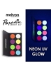 Makeup Paradise Aq Face &amp; Body Paint 8 Color Palette (Neon Uv Glow) Face Body Black Light پالت آرایش جلوه های ویژه Uv Glow Rave لوازم جانبی مهمانی هالووین و کازپلی