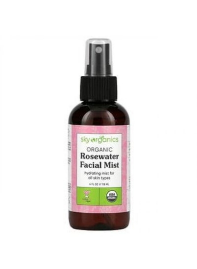 Sky Organics Organic Rosewater Facial Mist 4 fl oz