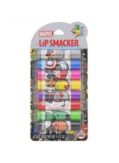 پک 8 عددی لیپ اسمکر Marvel Avengers Lip Balm Party Pack 8 عددی