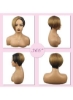 کلاه گیس کوتاه Pixie Cut Bob: راست 150% تراکم قسمت کناری کلاه گیس بدون توری جلو کلاه گیس مصنوعی طبیعی مقاوم در برابر حرارت Cosplay برای زنان سیاه پوست