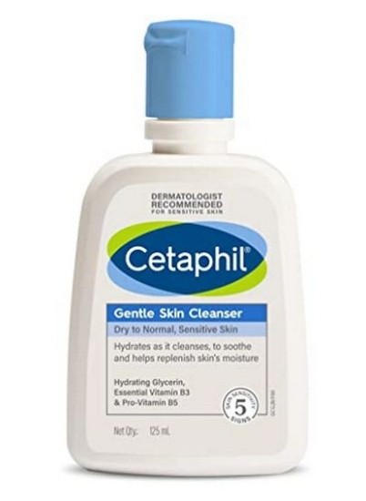Cetaphil نرمال تا مختلط پوست ترکیبی ; لوسیون مرطوب کننده و کرم ضد آفتاب پاک کننده پوست ملایم