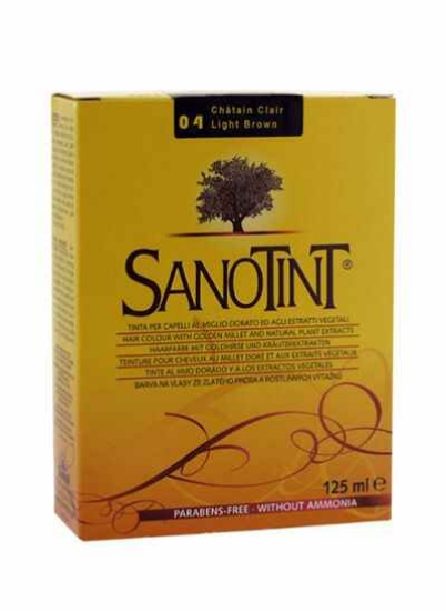 Sanotint 04 Light Brown Hc 125ml قهوه ای روشن 125ml