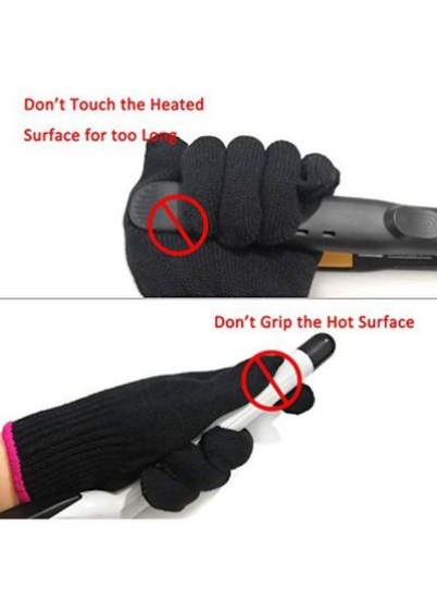 دستکش های مقاوم در برابر حرارت Ssional برای حالت دادن به موها.