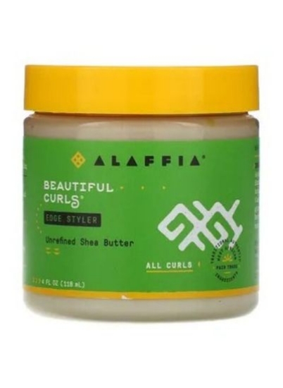 Alaffia Beautiful Curls Edge Styler All Curls Shea Butter تصفیه نشده 4 فل اونس 118 میلی لیتر