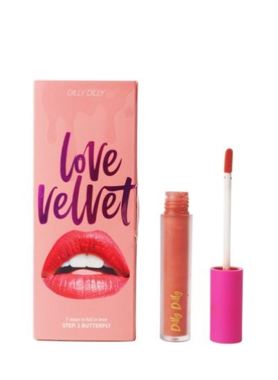 براق لب مایع Velvet Moisture مرحله 1. BUTTERFLY