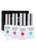 Iquid-Set with Activator، Base-Top Gel and Brush Savor 0.5oz/Bot Dipping-Powder Acrylic-Nail Manicure Pedicure J775