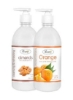 شیر پاک کننده پرتقال بادام | ترکیبی | مواد 100% طبیعی | پوست تمیز نرم و صاف | شیر پاک کننده صورت | پاک کننده آرایش (بدون سولفات پارابن) 500 میلی لیتر (بسته 2 عددی)