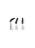 2Pcs Mascara Brushes Eyebro Brushes Eyelash Mascara Wands Applicators Eye Brushes برس های آرایشی قابل حمل با کلاه مخصوص مسافرت، صورتی