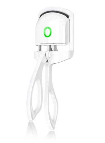 فر مژه گرم شده سفید، فر مژه برقی شارژی USB SYOSI با 2 تنظیم حرارتی برای فر کردن سریع طبیعی