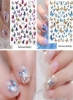 Fly Nail Stickers for Ecrylic Nails Butterfly Nail Art Stickers Laser 3D Properfly Shapes Laser 3D Properfly Shapes Nail for Nail Art Foils for Nail Art Foils Properflies Adhesive Properflies Designs Transfer Nail Transfer مانیکور دکور (9 برگ)