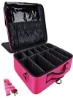 کیسه ذخیره‌سازی قابل حمل زنانه سازمان‌دهنده با تقسیم‌کننده‌های قابل تنظیم بند شانه برای برس‌های آرایش لوازم آرایشی و بهداشتی مسافرتی (16 اینچ)